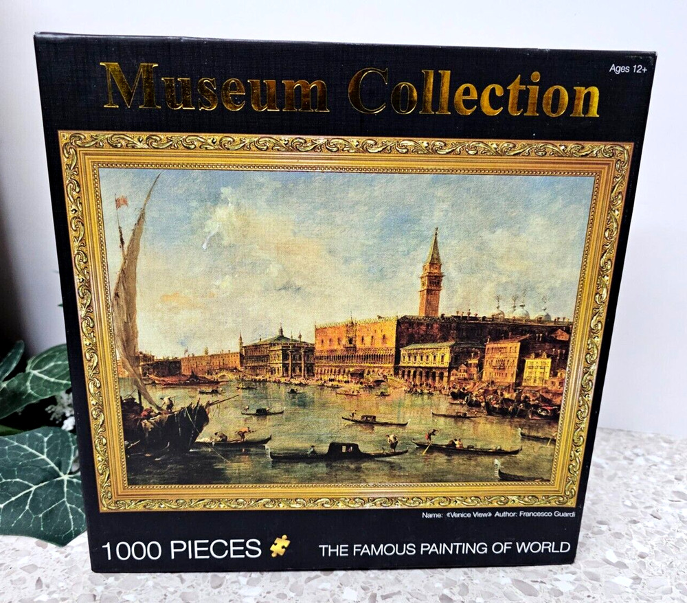 Museum Collection 1000 Piece Puzzle Venice View by Francesco Guardi Complete